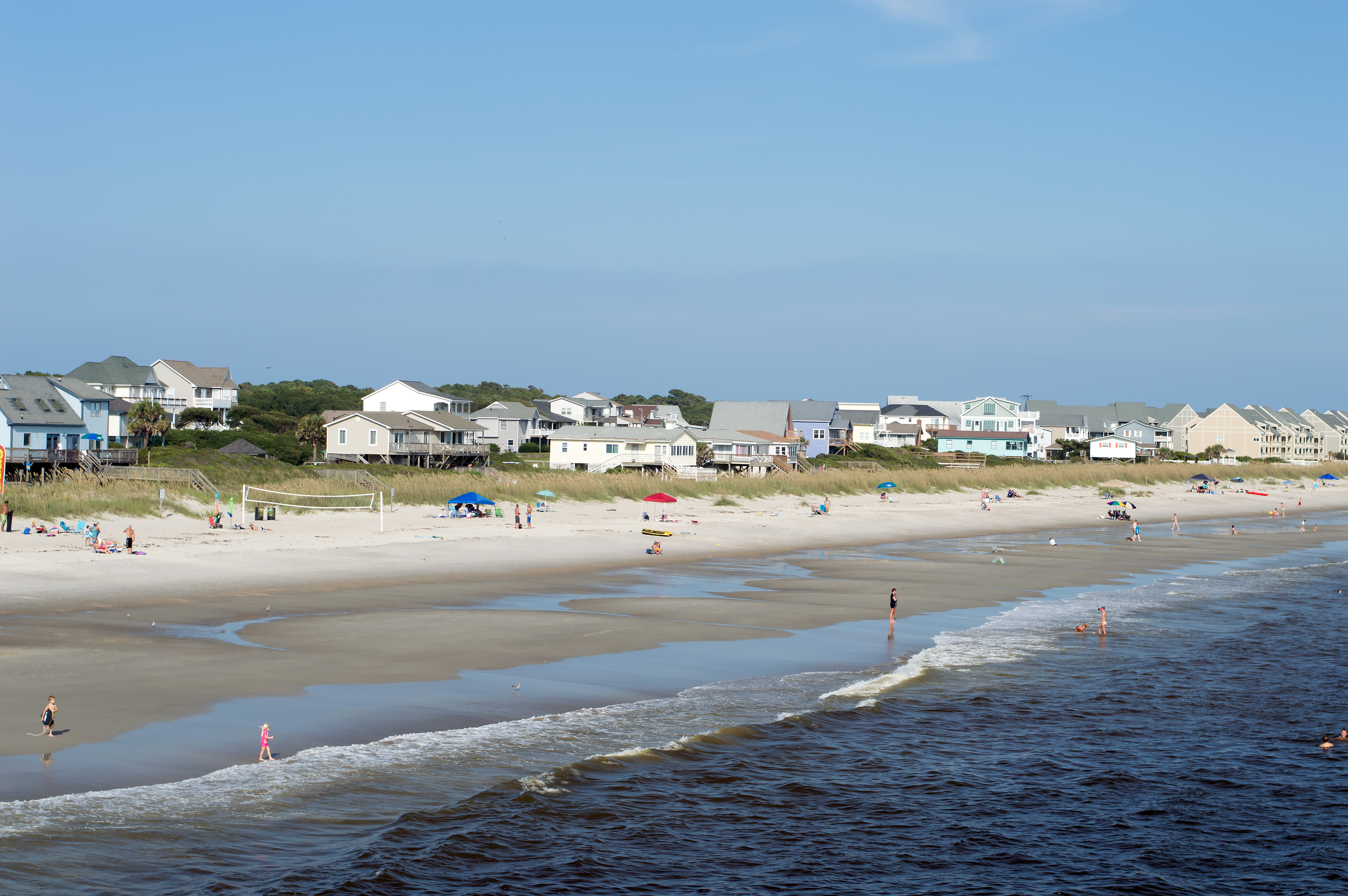 Yaupon Beach,NC USA - Aug. 15: Yaupon Beach: The Yaupon Beach Strand photographed on August 15, 2014.
